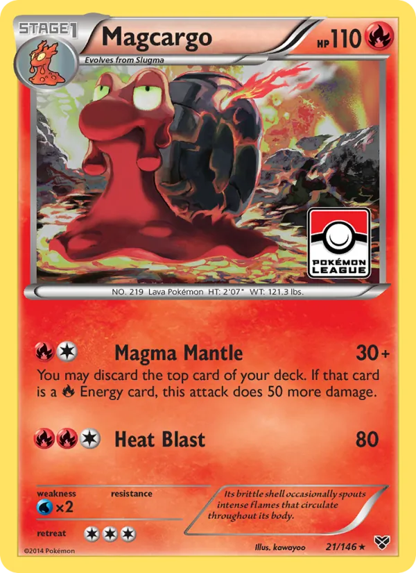 Magcargo — XY #21 (Pokémon TCG card)