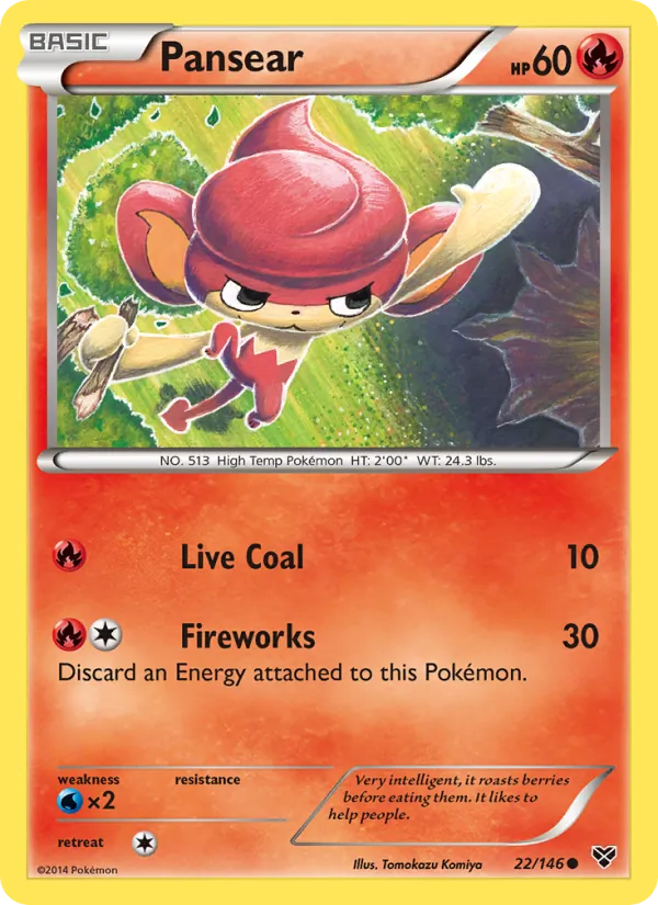 Pansear — XY #22 (Pokémon TCG card)
