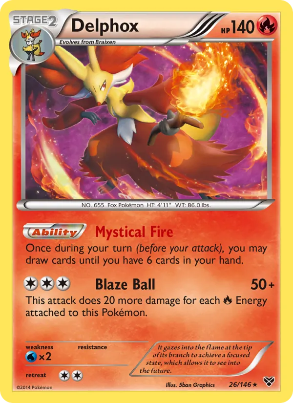 Delphox — XY #26 (Pokémon TCG card)