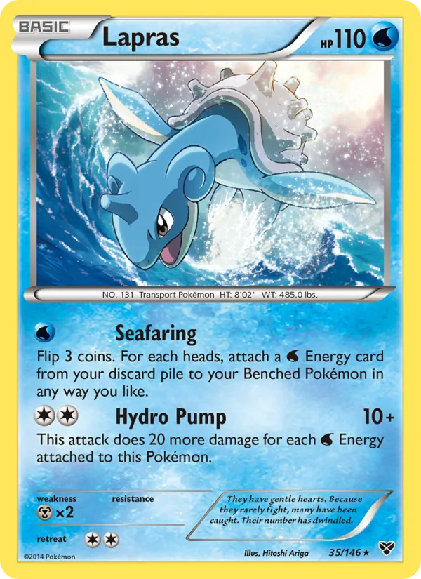 Lapras — XY #35 (Pokémon TCG card)
