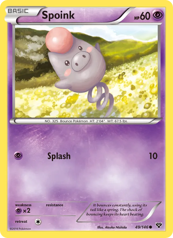 Spoink — XY #49 (Pokémon TCG card)
