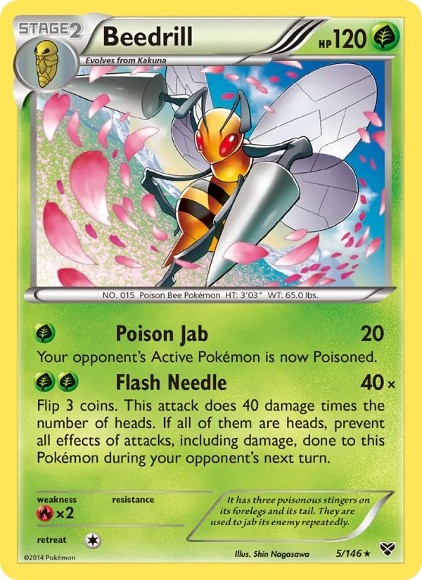 Beedrill — XY #5 (Pokémon TCG card)