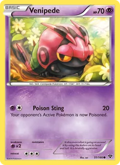 Venipede (XY #51)