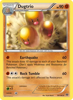 Dugtrio (XY #59)