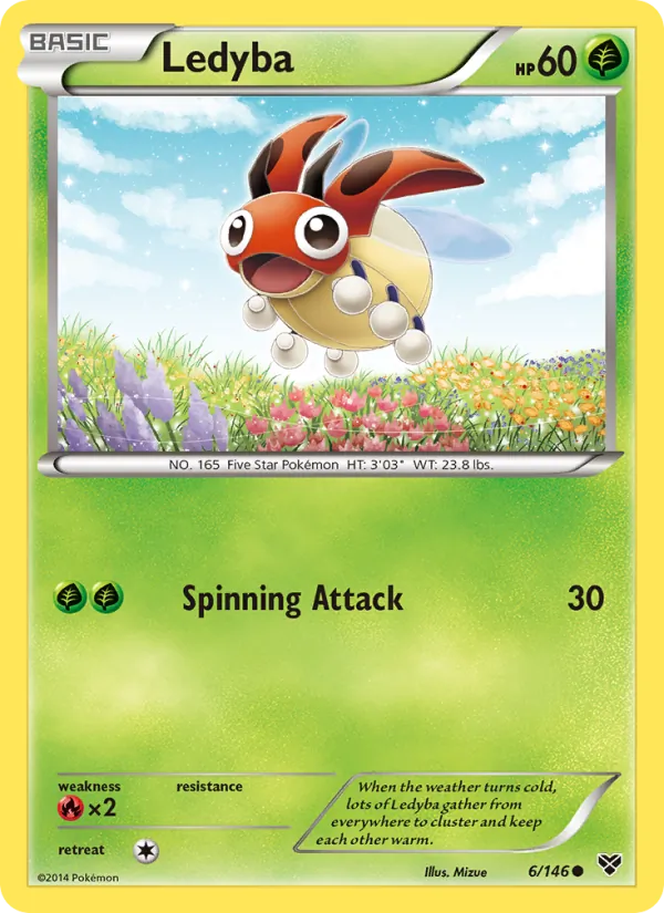 Ledyba — XY #6 (Pokémon TCG card)