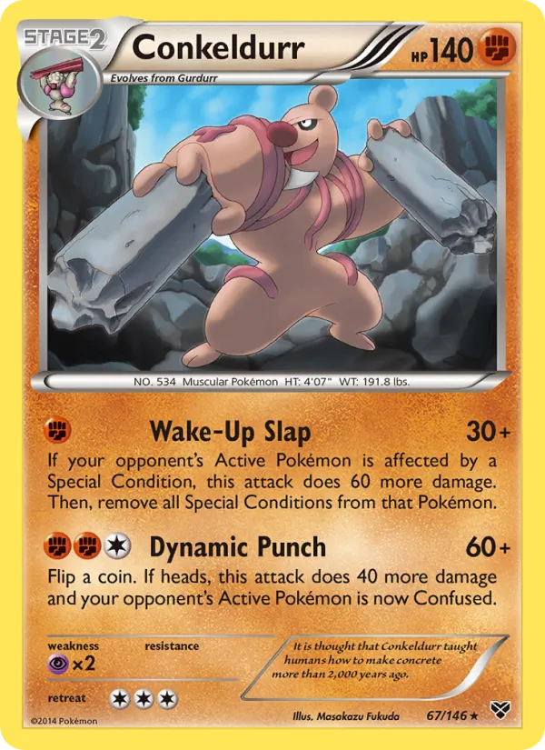 Conkeldurr — XY #67 (Pokémon TCG card)