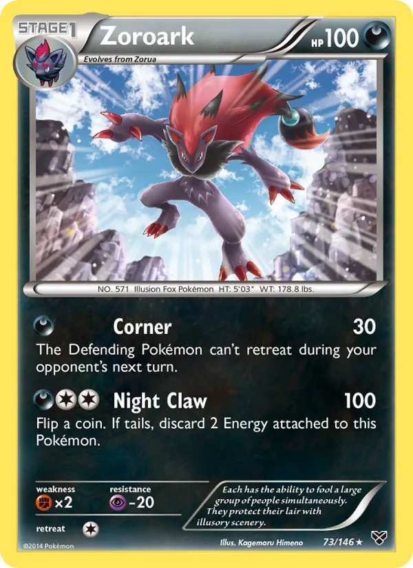 Zoroark — XY #73 (Pokémon TCG card)