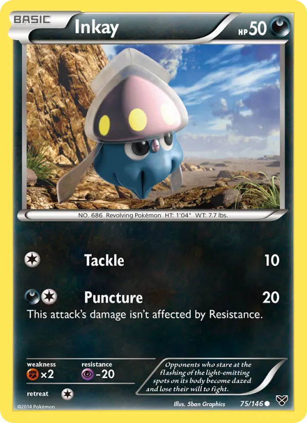Inkay — XY #75 (Pokémon TCG card)