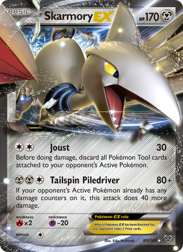 Skarmory EX — XY #80 (Pokémon TCG card)