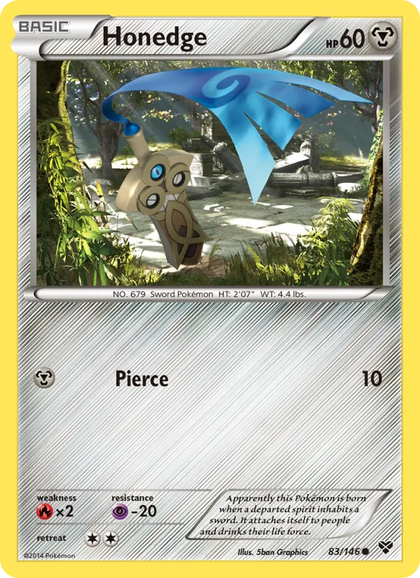 Honedge — XY #83 (Pokémon TCG card)