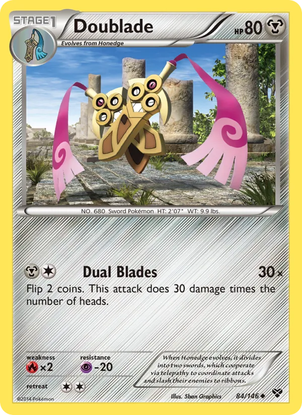 Doublade — XY #84 (Pokémon TCG card)
