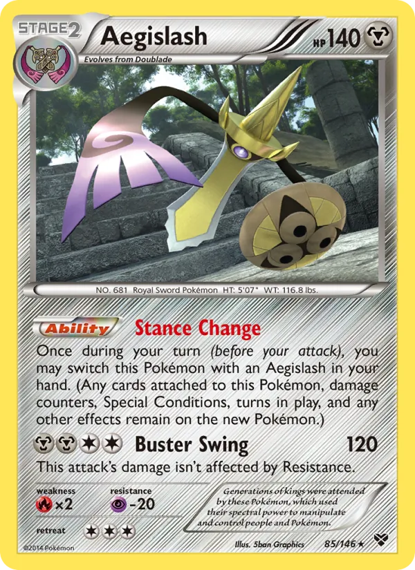 Aegislash — XY #85 (Pokémon TCG card)