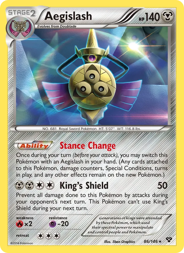 Aegislash — XY #86 (Pokémon TCG card)