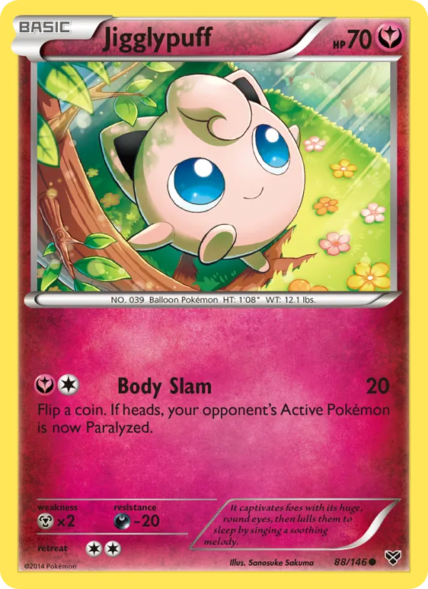 Jigglypuff — XY #88 (Pokémon TCG card)