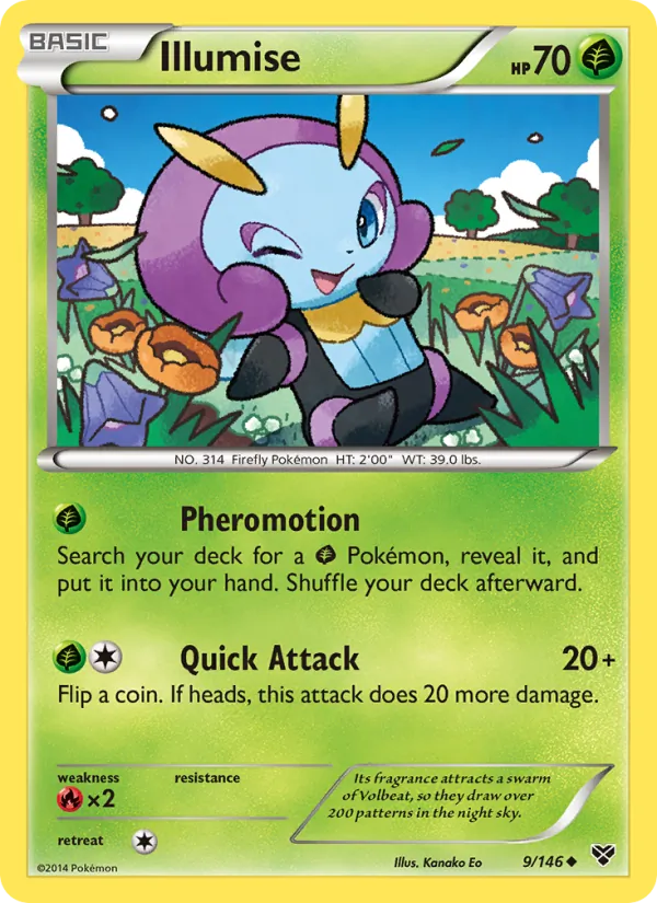 Illumise — XY #9 (Pokémon TCG card)