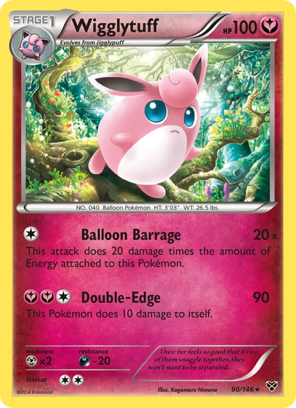 Wigglytuff — XY #90 (Pokémon TCG card)