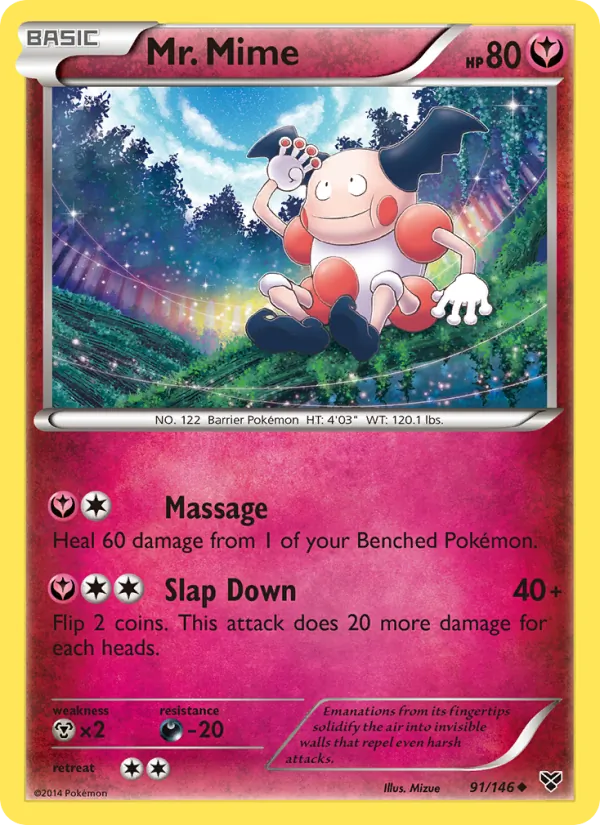 Mr. Mime — XY #91 (Pokémon TCG card)