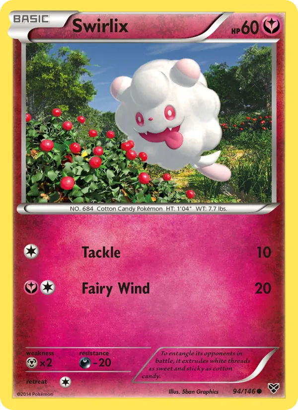 Swirlix — XY #94 (Pokémon TCG card)