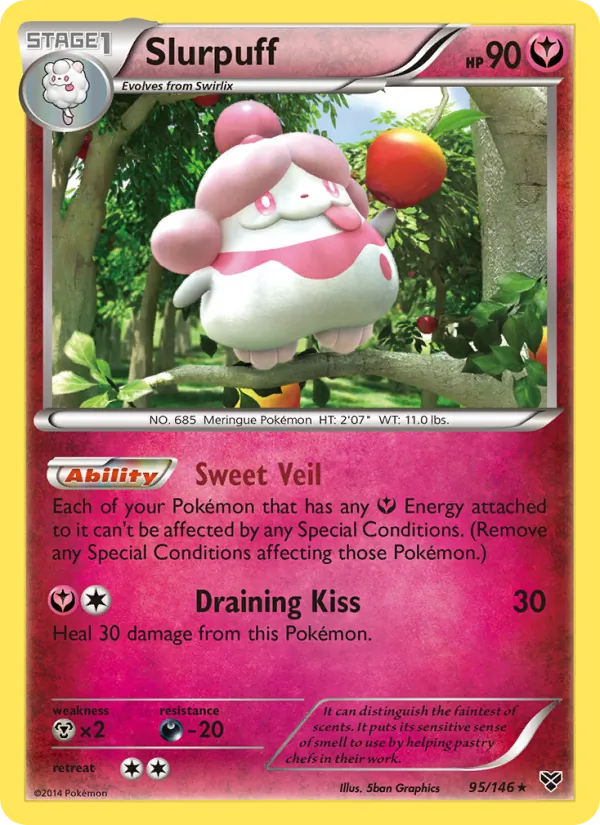 Slurpuff — XY #95 (Pokémon TCG card)