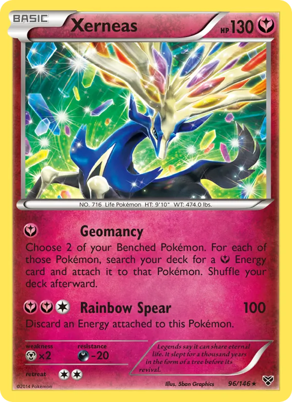 Xerneas — XY #96 (Pokémon TCG card)