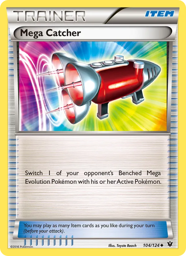 Mega Catcher — Fates Collide #104 (Pokémon TCG card)