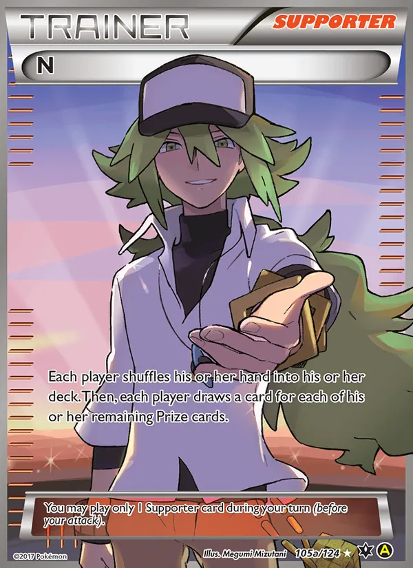N — Fates Collide #105a (Pokémon TCG card)