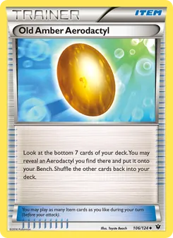 Old Amber Aerodactyl (Fates Collide #106)