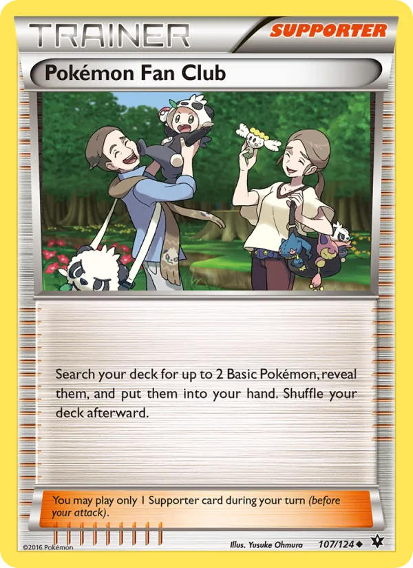Pokémon Fan Club — Fates Collide #107 (Pokémon TCG card)