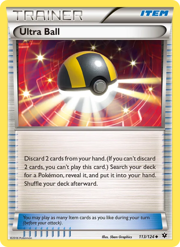 Ultra Ball — Fates Collide #113 (Pokémon TCG card)