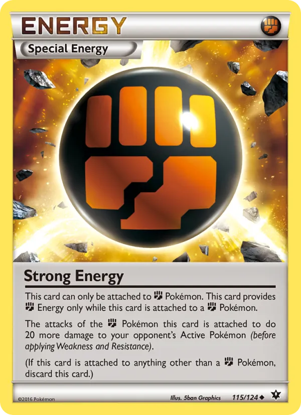 Strong Energy — Fates Collide #115 (Pokémon TCG card)