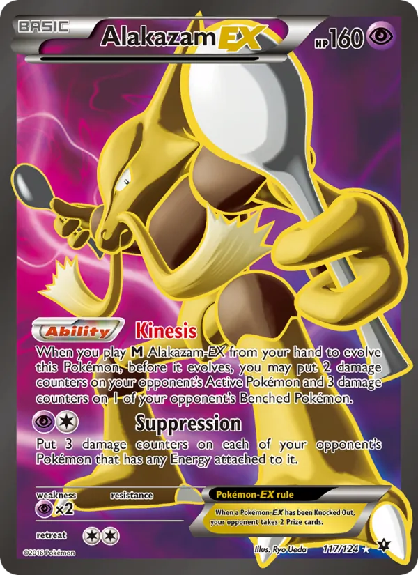 Alakazam EX — Fates Collide #117 (Pokémon TCG card)