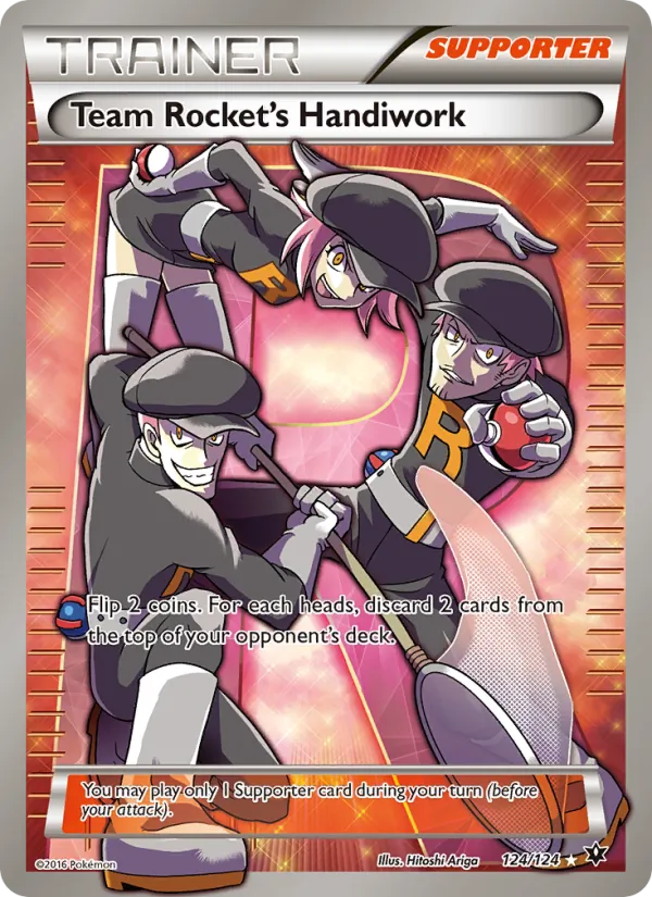 Team Rocket's Handiwork — Fates Collide #124 (Pokémon TCG card)
