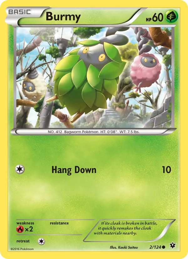 Burmy — Fates Collide #2 (Pokémon TCG card)