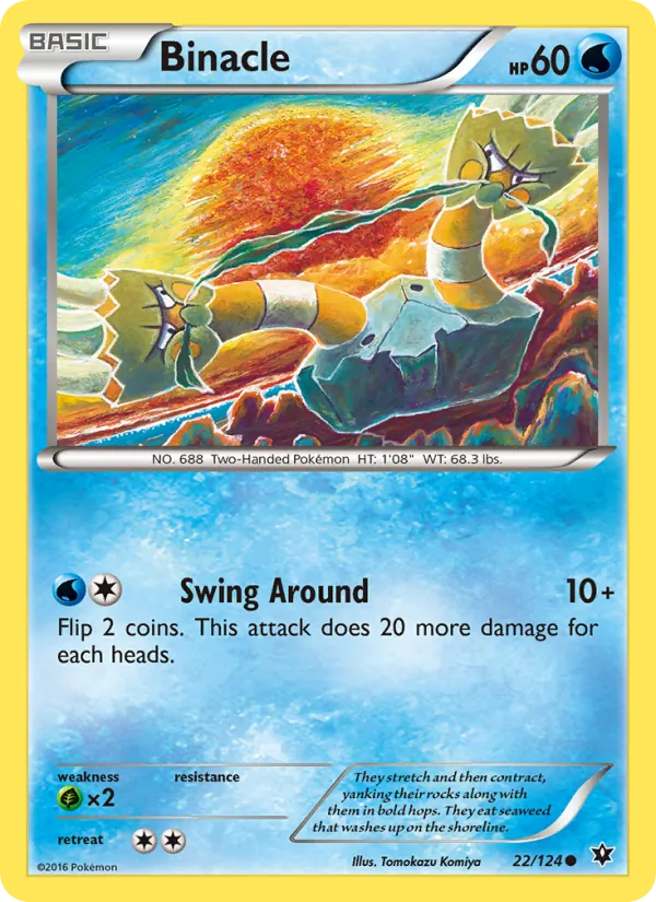 Binacle — Fates Collide #22 (Pokémon TCG card)