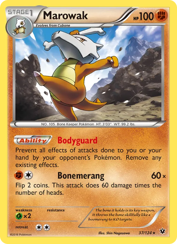 Marowak — Fates Collide #37 (Pokémon TCG card)