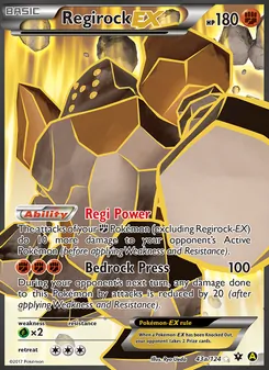 Regirock EX (Fates Collide #43a)