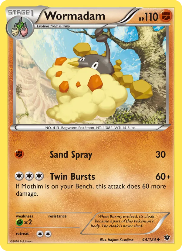 Wormadam — Fates Collide #44 (Pokémon TCG card)