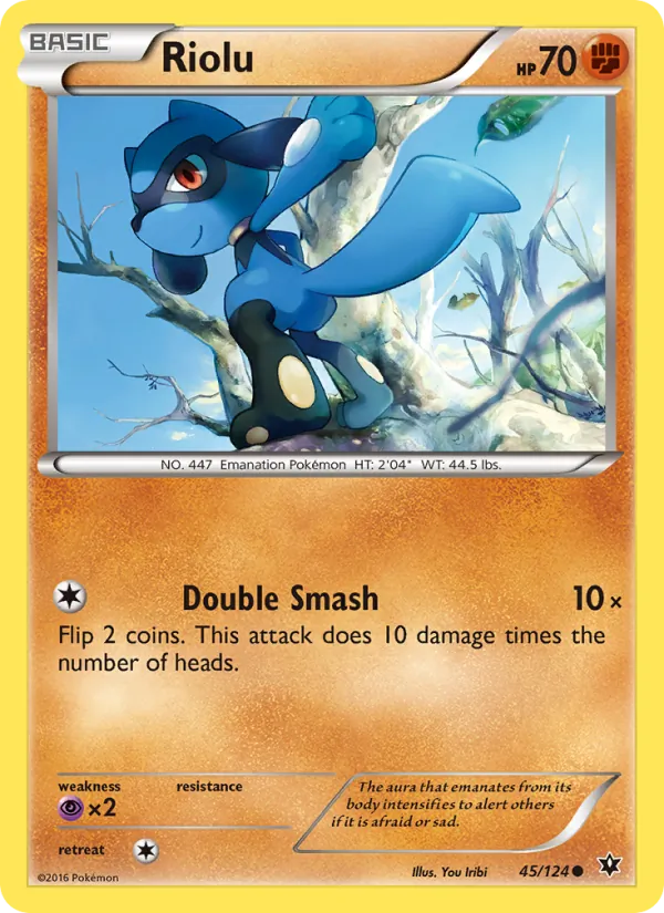 Riolu — Fates Collide #45 (Pokémon TCG card)