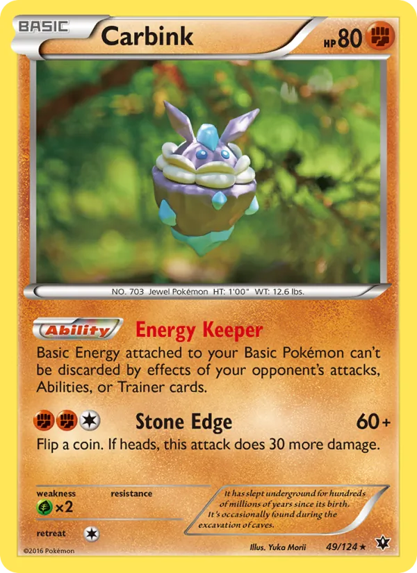 Carbink — Fates Collide #49 (Pokémon TCG card)