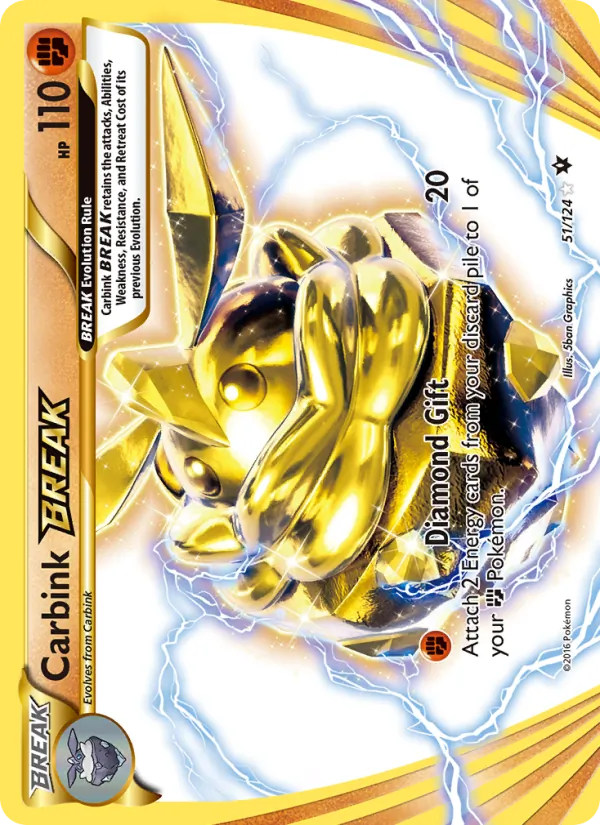 Carbink BREAK — Fates Collide #51 (Pokémon TCG card)