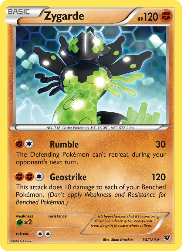 Zygarde — Fates Collide #53 (Pokémon TCG card)