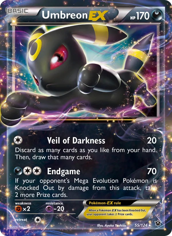 Umbreon EX — Fates Collide #55 (Pokémon TCG card)