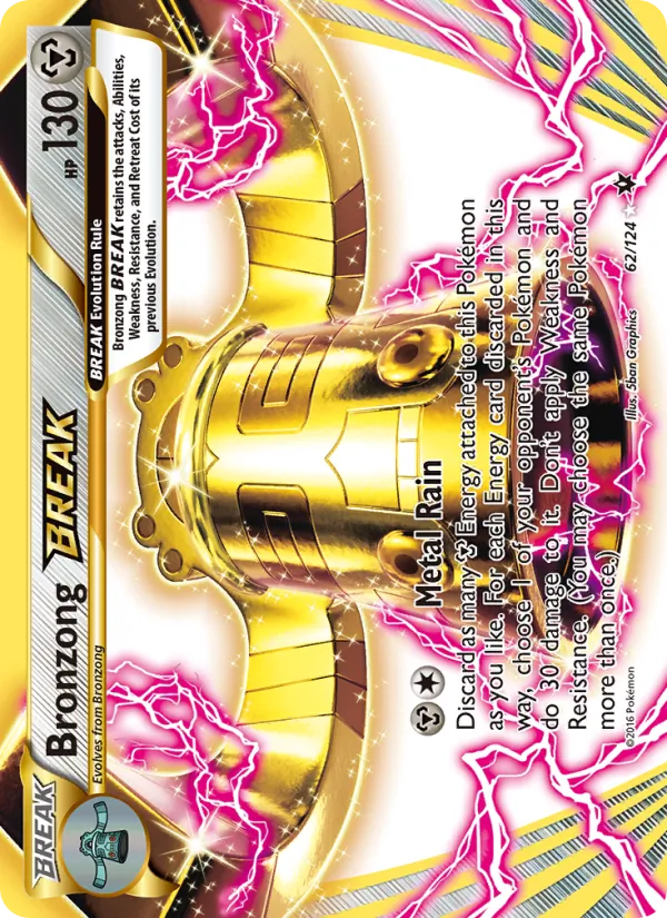 Bronzong BREAK — Fates Collide #62 (Pokémon TCG card)