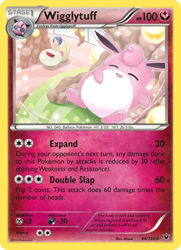 Wigglytuff — Fates Collide #66 (Pokémon TCG card)