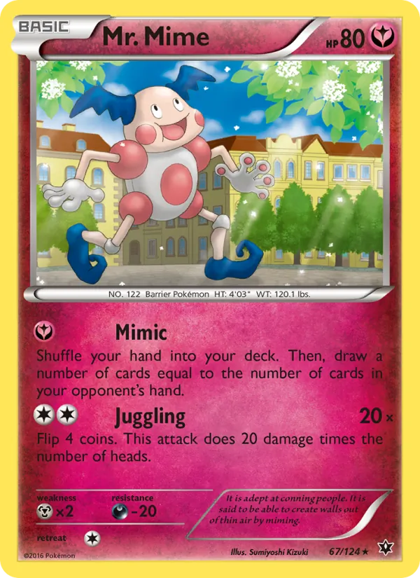 Mr. Mime — Fates Collide #67 (Pokémon TCG card)