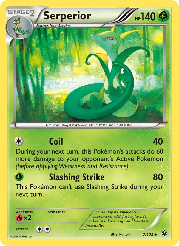 Serperior — Fates Collide #7 (Pokémon TCG card)