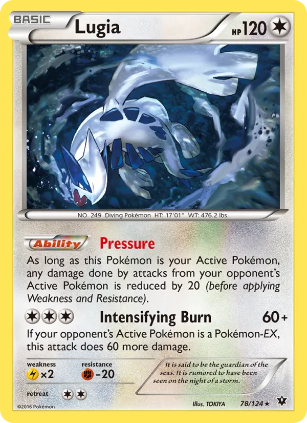 Lugia — Fates Collide #78 (Pokémon TCG card)