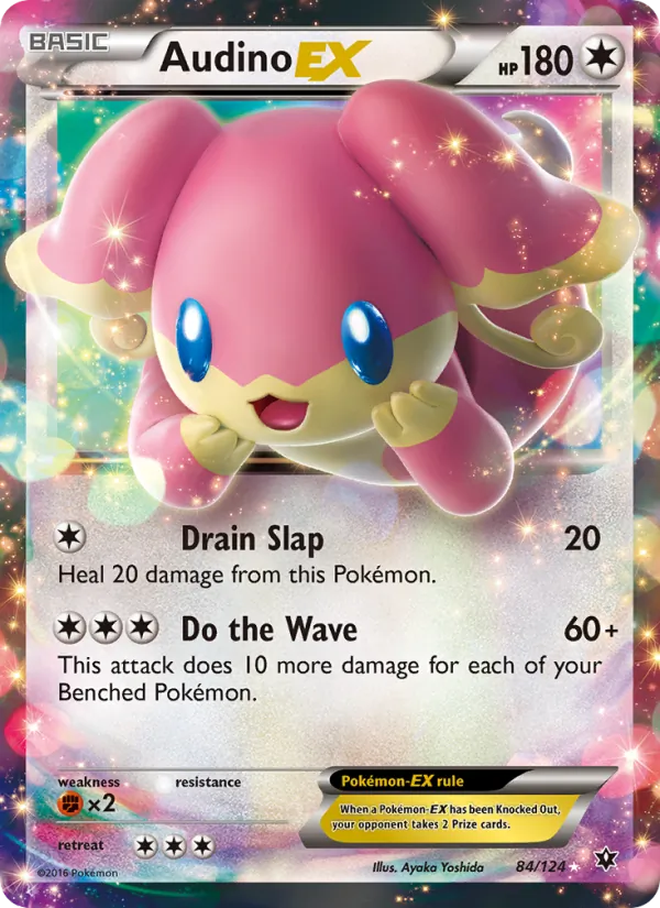 Audino EX — Fates Collide #84 (Pokémon TCG card)