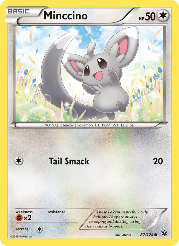 Minccino — Fates Collide #87 (Pokémon TCG card)