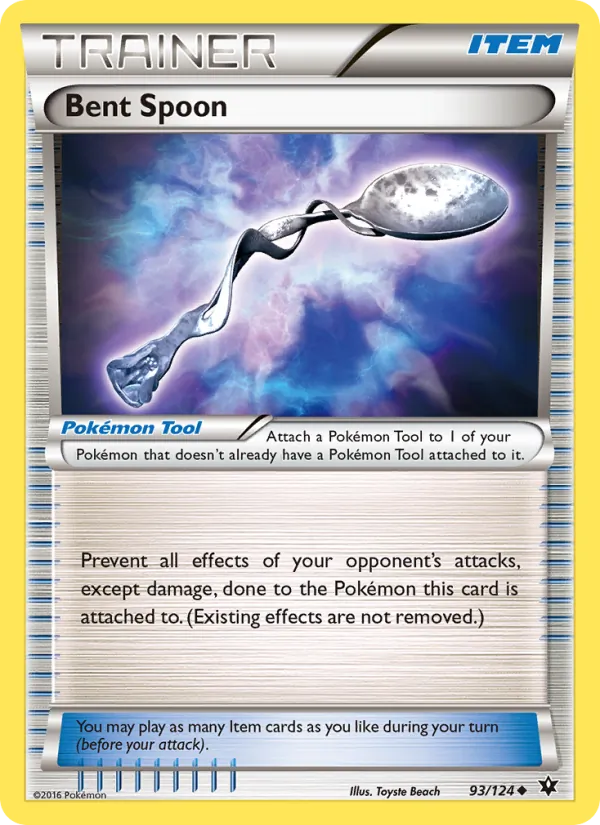Bent Spoon — Fates Collide #93 (Pokémon TCG card)